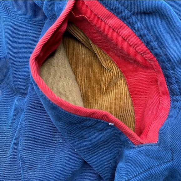 Vintage Polo Ralph Lauren USA 1928 Spellout Bomber Snap Up Jacket PRL Large Blue - Picture 3 of 11